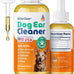 pup labs ear clear natural dog ear cleaner infection treatment drops 1 oz bottle dropper