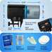 Fishnosh 2026 Automatic Fish Feeder for Small to Big Aquariums and Pond, Blue, Programmable Up to 9 Feedings