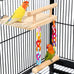 frgkbtm bird perch cage toy wooden platform play gym for parrots, green cheeks, lovebirds, chinchillas, hamsters, budgies