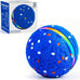 Blue Interactive Dog Ball Toy with 3 Play Modes and Colorful Lights for Medium to Large Dogs