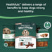 Healthfuls Deli Sticks Pork and Turkey Dog Treats, Human-Grade, Gluten-Free, 10 Count Bag