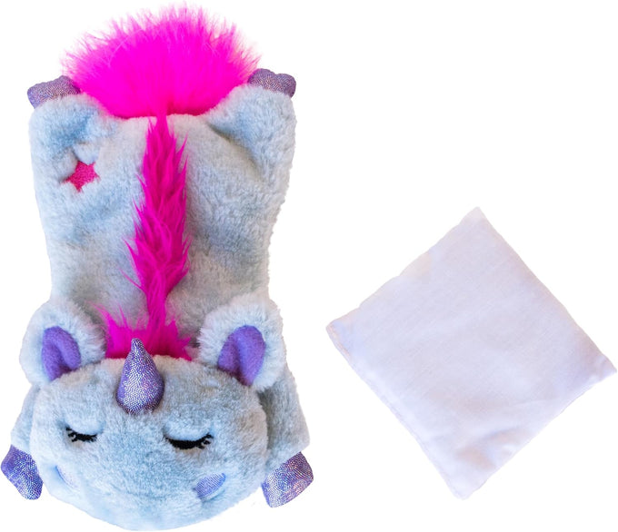 Catstages plush cat toy with touch-activated purr for calming kittens and cats