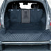 PETICON SUV cargo liner for dogs, waterproof pet cargo cover with bumper flap protector, non-slip, large universal fit, black