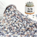 NUPICK 3/8 Inch Polished Pebbles for Indoor Plants, Fish Tank, and Succulents, 3 lbs Natural River Stones