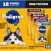 Pedigree High Protein Wet Dog Food Variety Pack, 18 Pouches