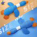 Vitscan upgraded goose indestructible dog toys for aggressive chewers, small to large breeds, crinkle squeaky plush toys