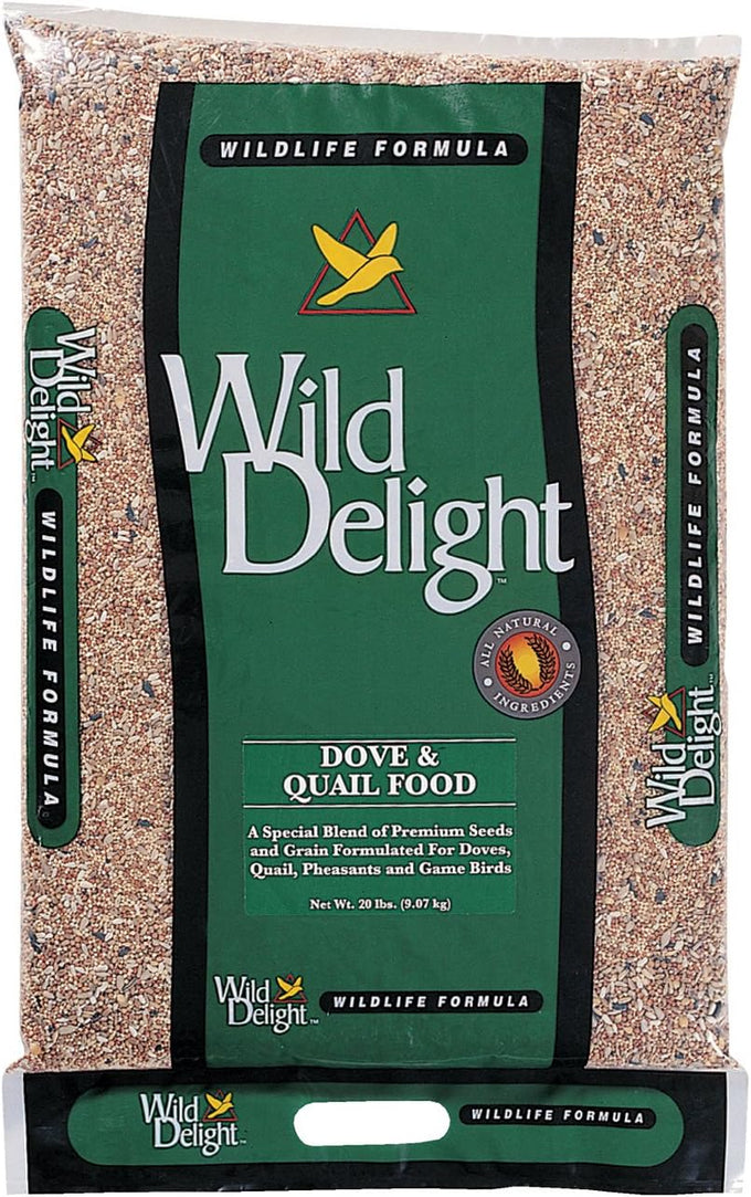 Wild Delight Dove & Quail Food, 10 lb, High-Quality Seed Blend for Doves and Quails