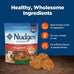 blue buffalo nudges homestyle natural dog treats, usa made, real chicken, 16 oz bag