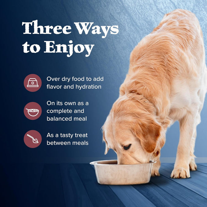 Blue Buffalo Wilderness Adult Wet Dog Food, High-Protein & Grain-Free, Made with Natural Ingredients, Salmon & Chicken Grill, 12.5-oz. Cans, 12 Count