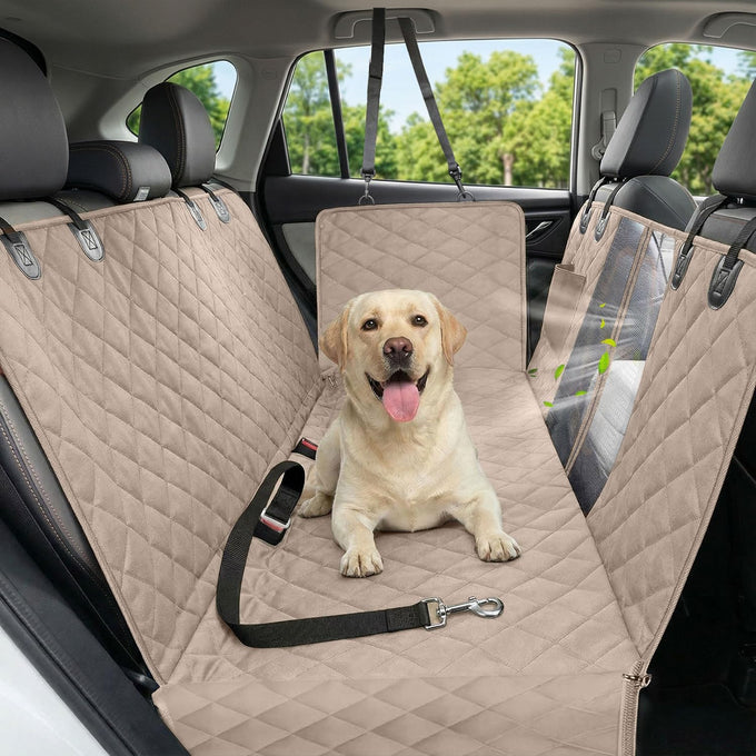 600D dog car seat cover, waterproof scratch proof nonslip dog hammock for cars, pet sedan SUV trucks