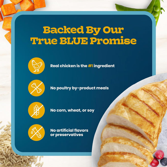 Blue Buffalo Tastefuls Irresistible Gravy Experience adult cat food, 15 lbs, with real chicken, brown rice, for digestion & coat health
