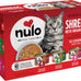 Nulo Real Shreds with Organ Meat Wet Canned Cat Food, Variety Flavors, 2.8 Ounce, 12 Cans