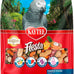 kaytee fiesta parrot food 2.5 pounds nutritious fun blend supports skin feather digestion brain heart health
