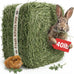 9lb Organic Alfalfa Hay for Small Animals Rich in Protein & Fiber - USA Grown, Hand-Selected, Fresh Dried