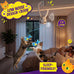 Whisker Wonders Automatic Flying Bird Feather Wand for Indoor Cats, USB Rechargeable, Durable, and Safe