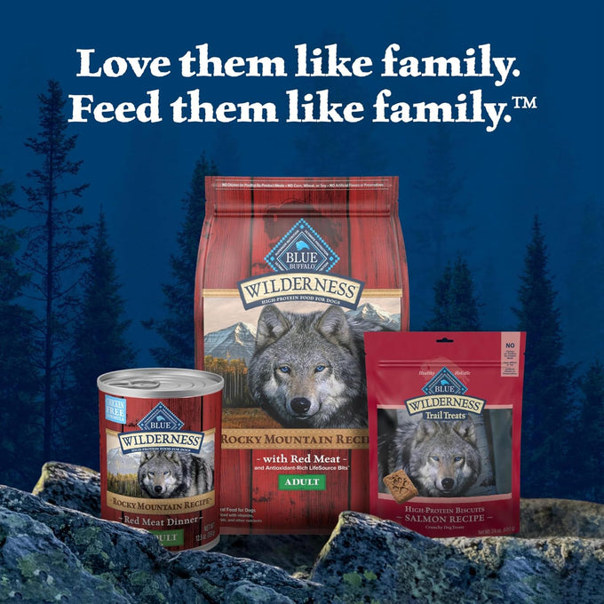 Blue Buffalo Wilderness Adult Wet Dog Food, High-Protein, Grain-Free