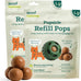 woof pupsicle chicken refill pops, wholesome dog treats for dogs 25-75 lbs, 7 count