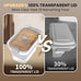 20-23 Lbs Collapsible Dog Food Container with Airtight Lid for Pet Food and Rice Storage