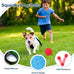 2-pack indestructible squeaky dog balls for aggressive chewers, large and medium breeds, outdoor rubber toys