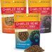 charlee bear crunchy dog training treats, low calorie, grain free natural mini dog treats for puppies and small, medium & large dogs, usa made, healthy 3 flavor variety pack 8oz (3-pack)