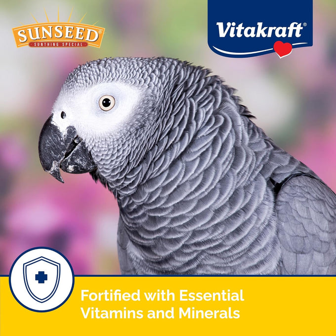 Sunseed Vita Prima Wholesome Nutrition Parrot Food, 4 LBS, nutrient-rich ancient grains, vitamins A, D, and E