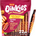 Hartz Oinkies tender ribs with real chicken and duck, peanut butter flavored dog treats, 22 count, rawhide-free, highly digestible