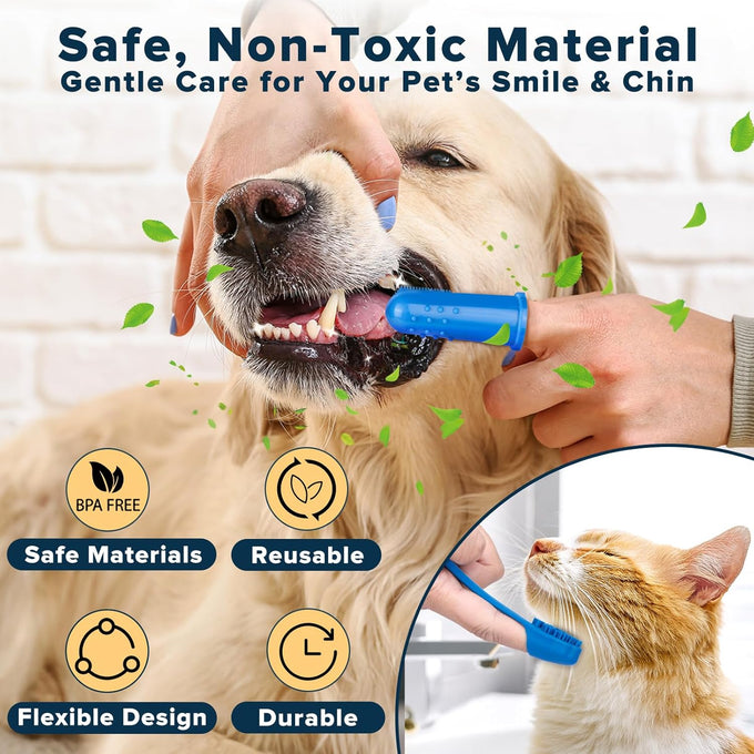 augwind navy blue 6pcs pet grooming kit for dogs cats and horses