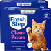 fresh step advanced clean paws low-tracking clumping litter with febreze freshness, 37 lbs, 2 x 18.5 lb, multi cat formula