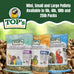 TOP's non-GMO, USDA organic parrot food pellets for large and medium parrots, 4 lb, 1.81 kg