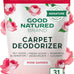 Good Natured Brand carpet deodorizer 31 oz pet odor eliminator powder fresh natural lemon scent safe homes pets