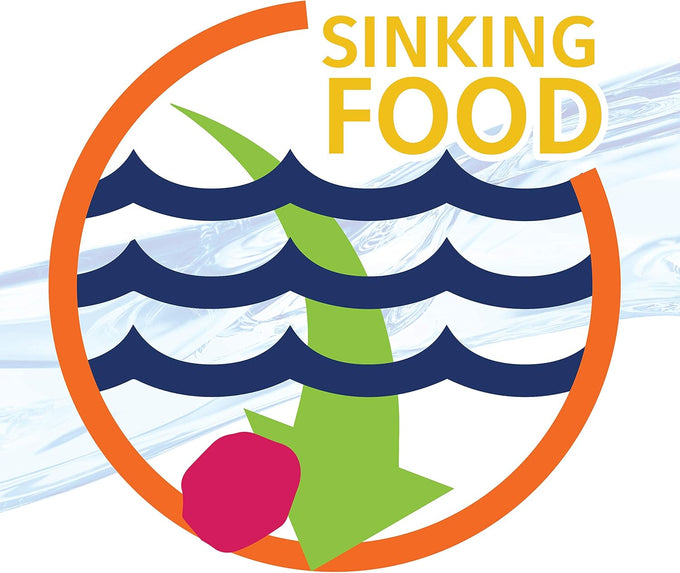 Aqueon sinking shrimp pellets food for tropical fish, goldfish, loaches, catfish, and bottom feeding fish, 6.5 ounces, 9mm diameter