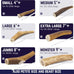 Devil Dog Pet Co. Medium 5+ USA Sourced Natural Elk Antler Dog Chew for Aggressive Chewers