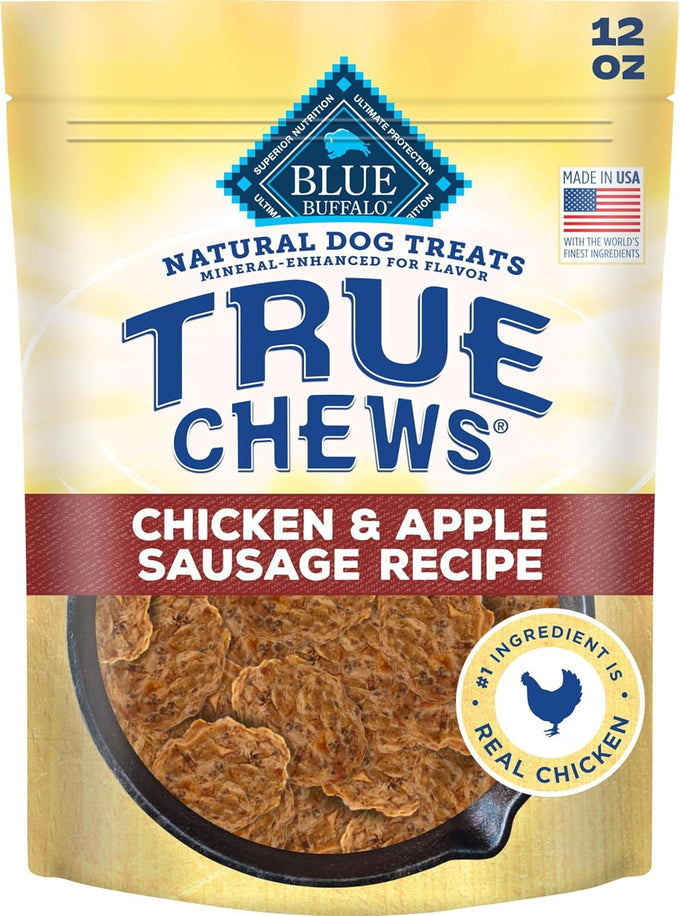 Blue Buffalo 12-oz Chicken and Apple Sausage True Chews Dog Treats, Made in the USA with Natural Ingredients