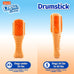 Hartz  Chew 'n Clean Chicken Flavored Drumstick Dog Toy, Small for Puppies and Adult Dogs, Teething and Chewing Toy