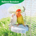 2-pack Bird Beak Grinding Stone Parrot Perch for Cage Accessories