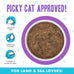 Weruva B.F.F. cat food, 2.8oz cans, pack of 12, grain-free, gluten-free, beef & salmon in gravy