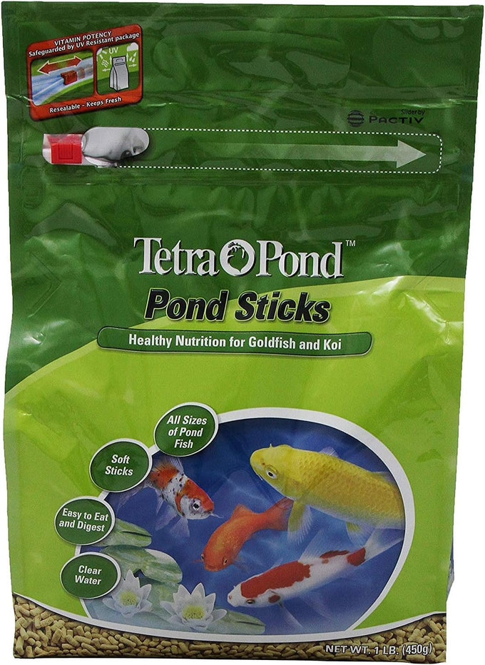 TetraPond Pond Sticks for Goldfish and Koi - Soft Sticks for Daily Nutrition