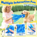 kipritii 9-pack interactive puppy dog toys for small dogs - squeaky octopus-shaped toy and chew toys