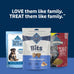 Blue Buffalo natural soft dog treats for training with real chicken, DHA, and wholesome ingredients, 19-oz bag