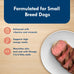 Blue Buffalo Delights natural adult small breed wet dog food, grain-free, filet mignon flavor, 3.5-oz cups, pack of 12