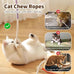 Silvervine Stick & Catnip Toy for Kittens & Adult Cats - 3Pcs Chew Rope Set with Refillable Catnip