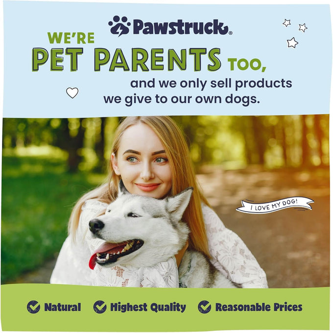 Pawstruck Made in USA Peanut Butter Filled Dog Bones Large 5-6 Inches Long Pack of 3