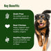 Nutrish Grain-Free Chicken & Sweet Potato Dog Food, 26 lb