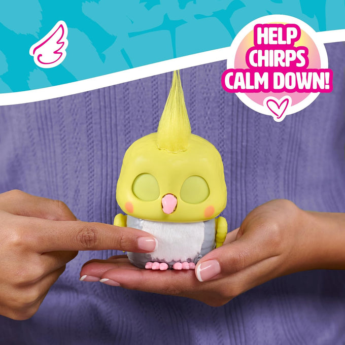 Just Play FurReal Handfuls Chirps the 3.5 inch Interactive Cockatoo Toy for Kids Ages 4 and Up