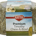 Kaytee Premium Timothy Hay Chew-a-bowl for Small Mammals, 100% Edible Toy and Treat