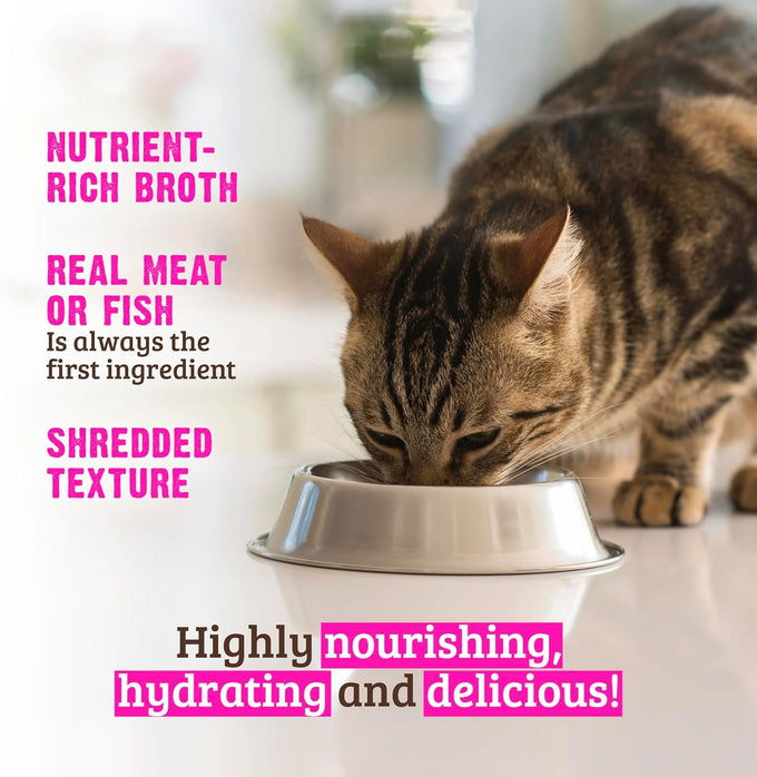Rawz natural premium canned cat wet food shredded, 12-pack chicken variety, 4 flavors, 3oz cans