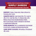 Wellness Bowl Boosters Simply Shreds Variety Pack Wet Dog Food Topper for Small, Medium, and Large Breeds, Grain Free, Natural, Chicken Recipes, 2.8 oz, Pack of 12 Pouches