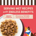 Merrick Purrfect Bistro Savory Salmon and Sweet Potato Recipe Adult Natural Wet Cat Food Cans, 24-Pack, 3 oz.