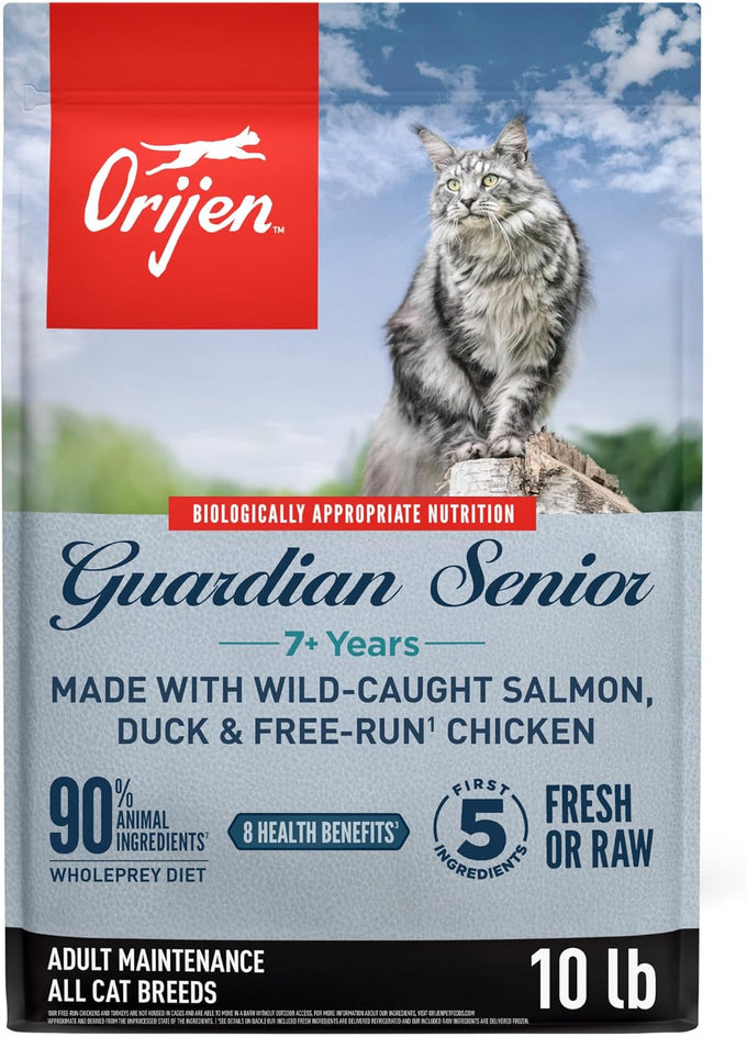 ORIJEN Guardian 8 Grain Free High Protein Premium Dry Cat Food 4lb Bag