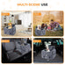 CozyCruiser dog car seat for small and medium dogs with soft plush fabric, adjustable safety leash, and double seat belt protection fits most cars and SUVs